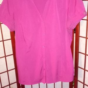Fushia Style & Co blouse
